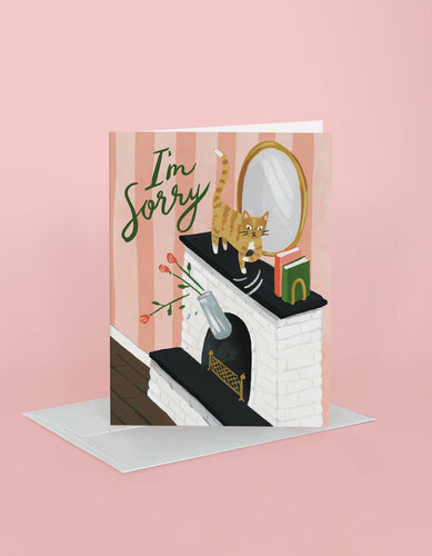 Sorry Cat Greeting Card