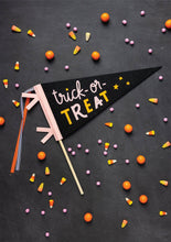 Load image into Gallery viewer, PLHB155 - Trick or Treat Felt Pennant Banner