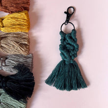 Load image into Gallery viewer, Mini macrame keychain