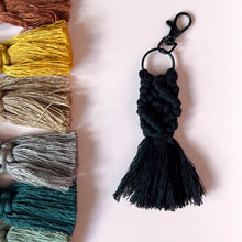 Load image into Gallery viewer, Mini macrame keychain