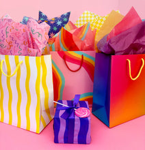 Load image into Gallery viewer, Rainbow Ribbon Gift Bag
