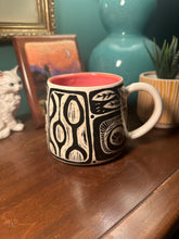 Load image into Gallery viewer, Sgraffito mug #21