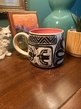 Load image into Gallery viewer, Sgraffito mug #25