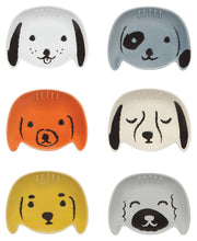 Load image into Gallery viewer, Puppy Love Shaped Pinch Bowls Set of 6