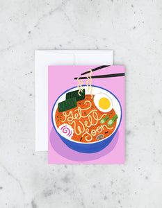 Get Well Soon Ramen Greeting Card