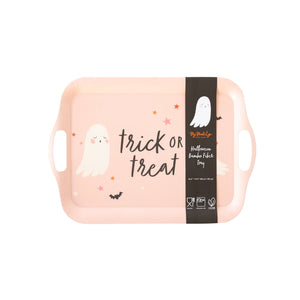 PSH930 -  Trick or Treat Boo Bamboo Reusable Tray