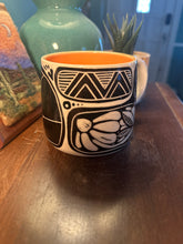 Load image into Gallery viewer, Sgraffito mug #30 - skull mug