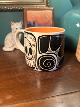 Load image into Gallery viewer, Sgraffito mug #30 - skull mug
