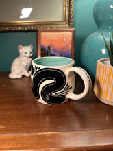 Load image into Gallery viewer, Sgraffito mug #4