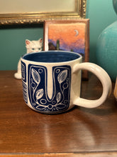 Load image into Gallery viewer, Sgraffito mug #7