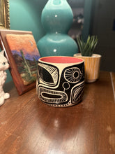Load image into Gallery viewer, Sgraffito mug #12